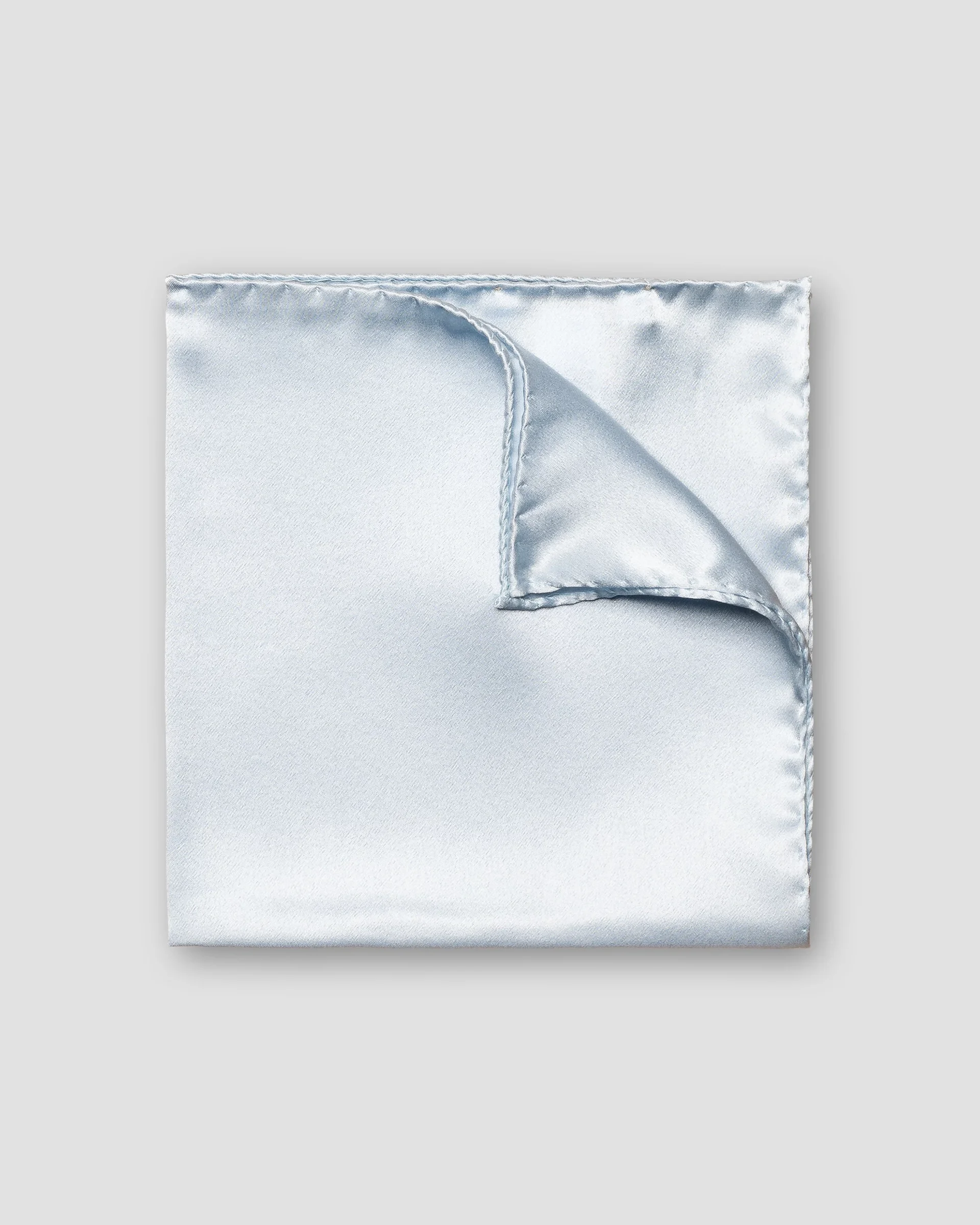 Eton Light Blue Silk Pocket Square