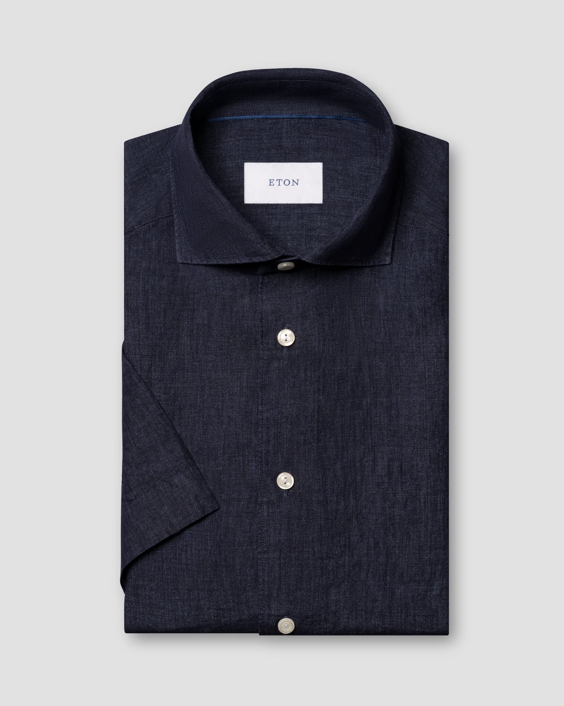 Eton Short Sleeve Linen Shirt | Regular Fit | Size  3XL