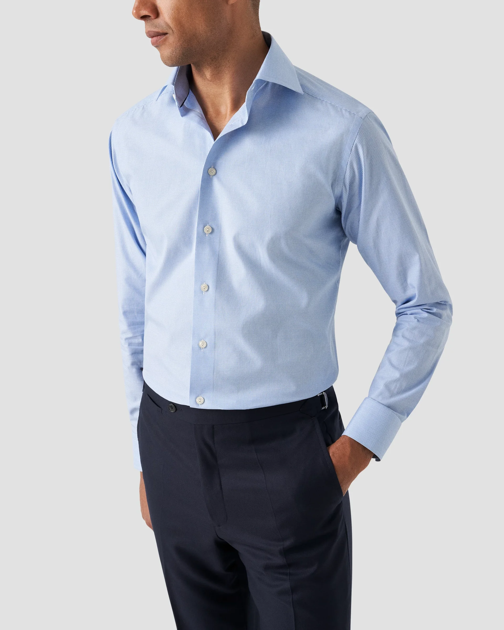 Eton Check Signature Twill Dress Shirt | Slim fit | Size  43