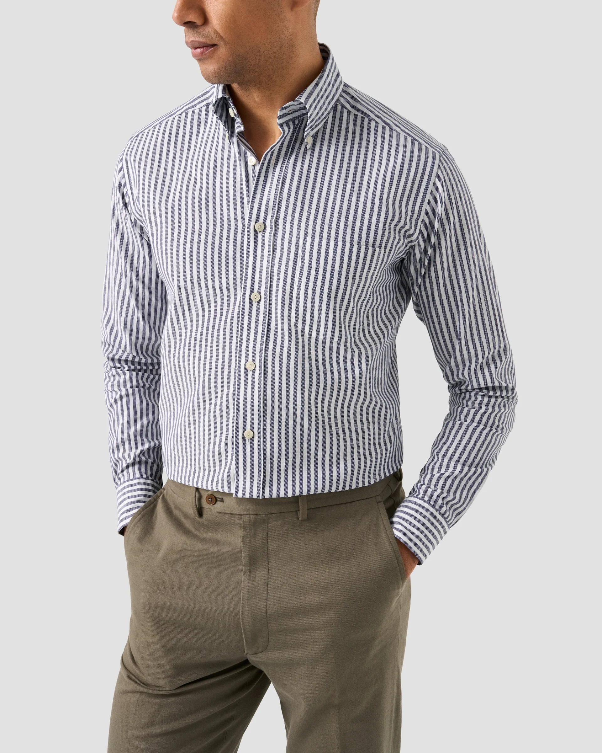 Eton Striped Royal Oxford Shirt | Slim fit | Size  41