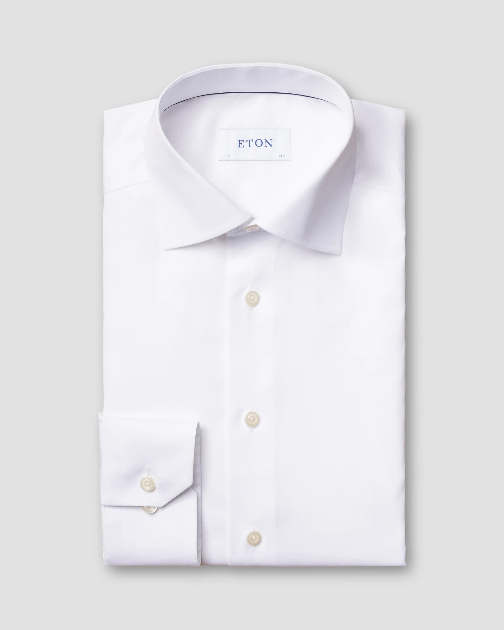 Eton White Poplin Shirt | Contemporary fit | Size  37