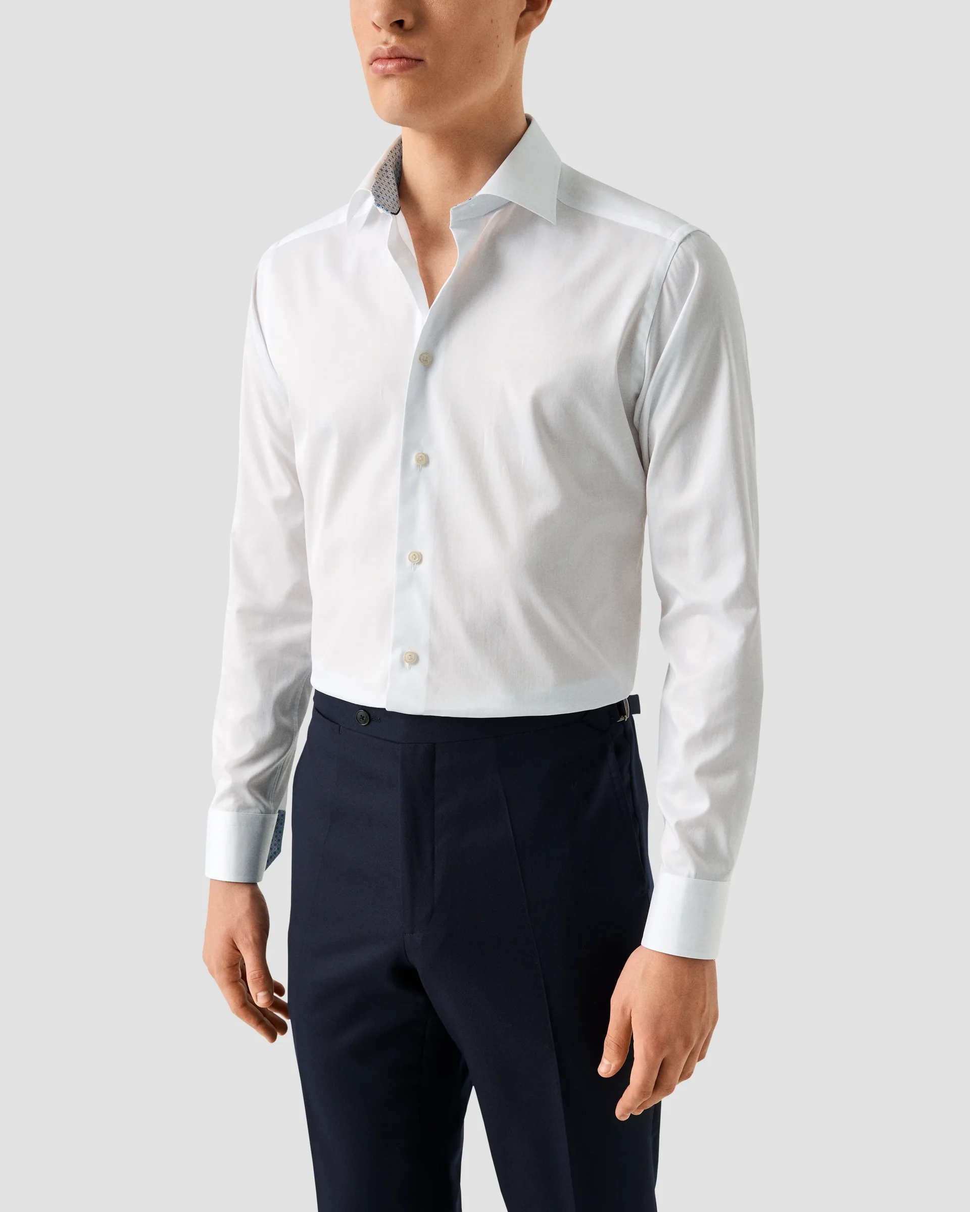Eton Signature Twill Geometric Effect Shirt | Contemporary fit | Size  42