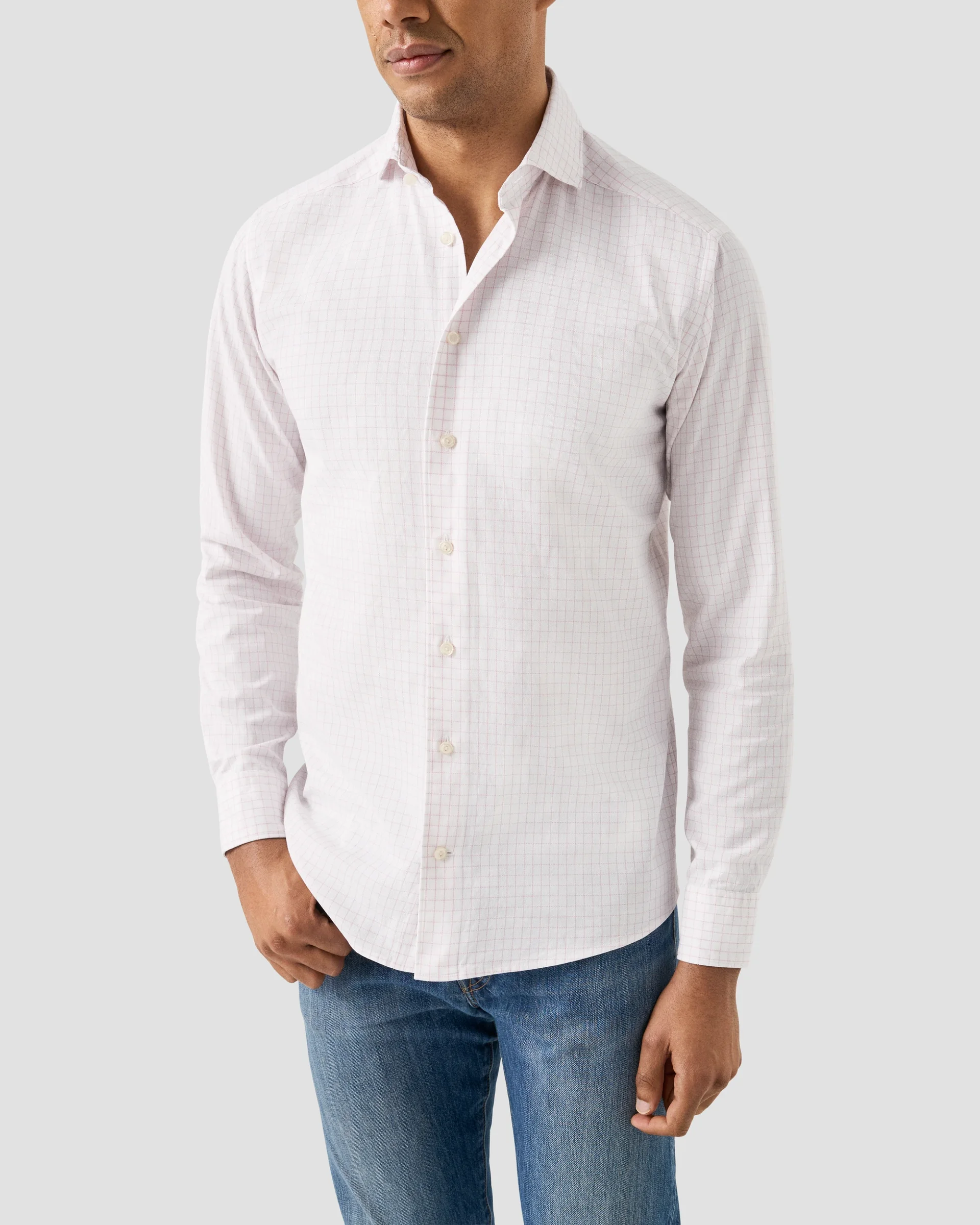 Eton Check Royal Oxford Shirt | Slim fit | Size  41