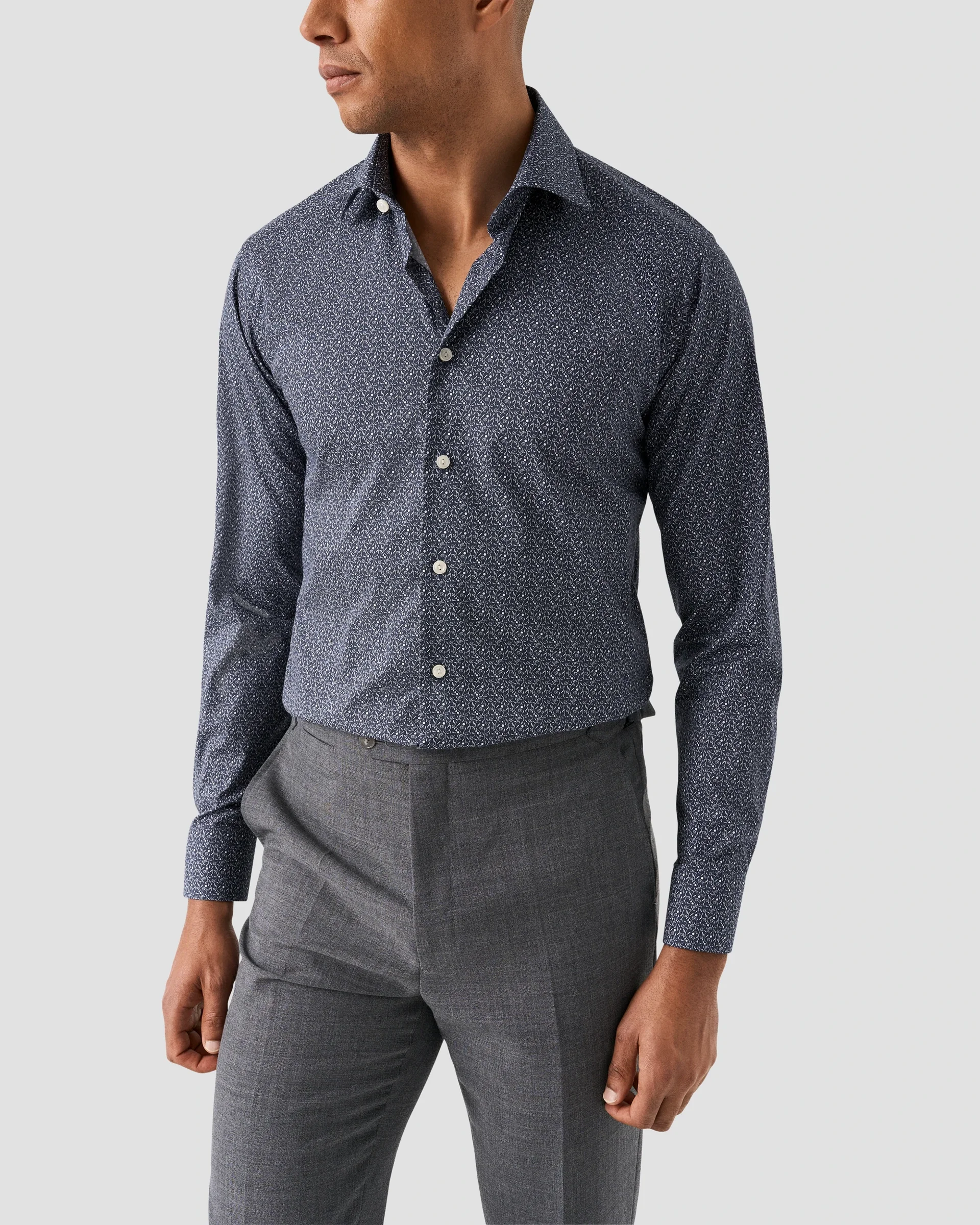 Eton Floral Signature Twill Dress Shirt | Slim fit | Size  39