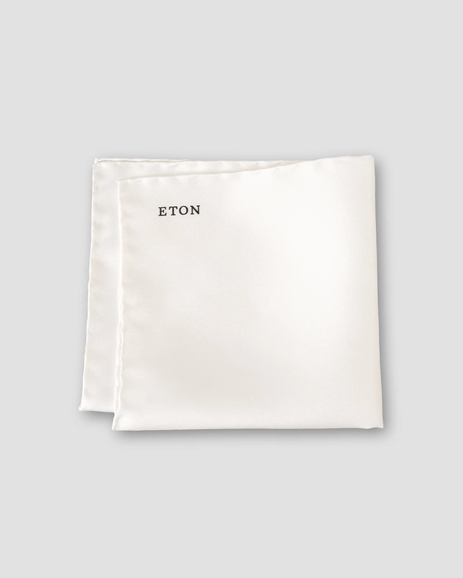 Eton Optical White Silk Pocket Square