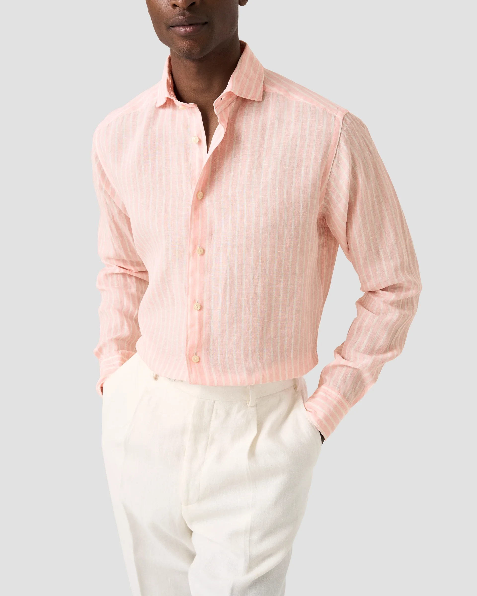 Eton Striped Linen Shirt | Slim fit | Size  41