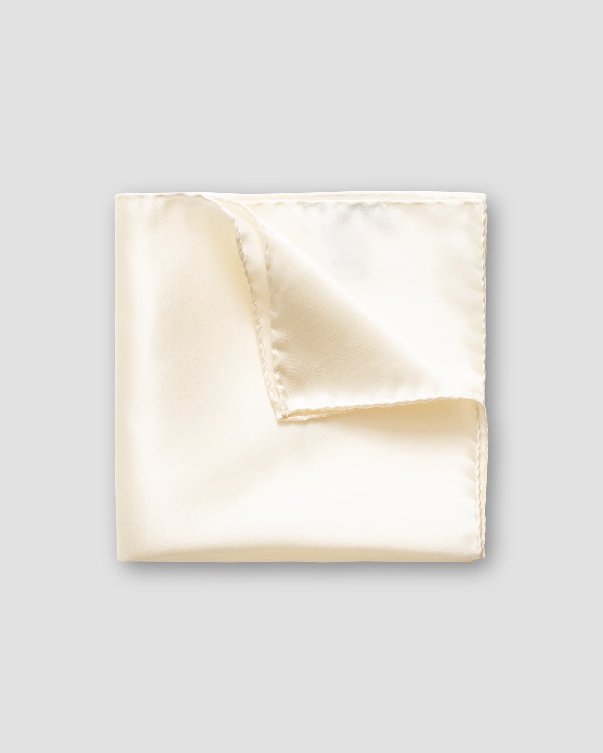 Eton Off White Silk Pocket Square