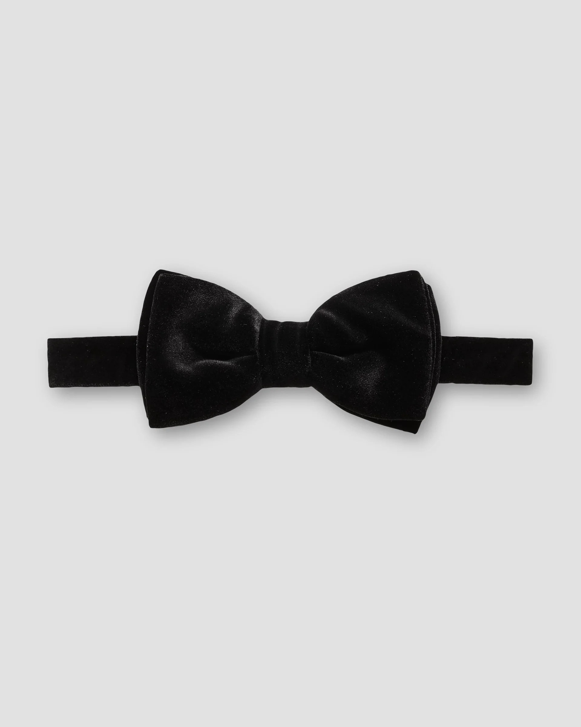 Eton Black Velvet Bow Tie – Ready Tied