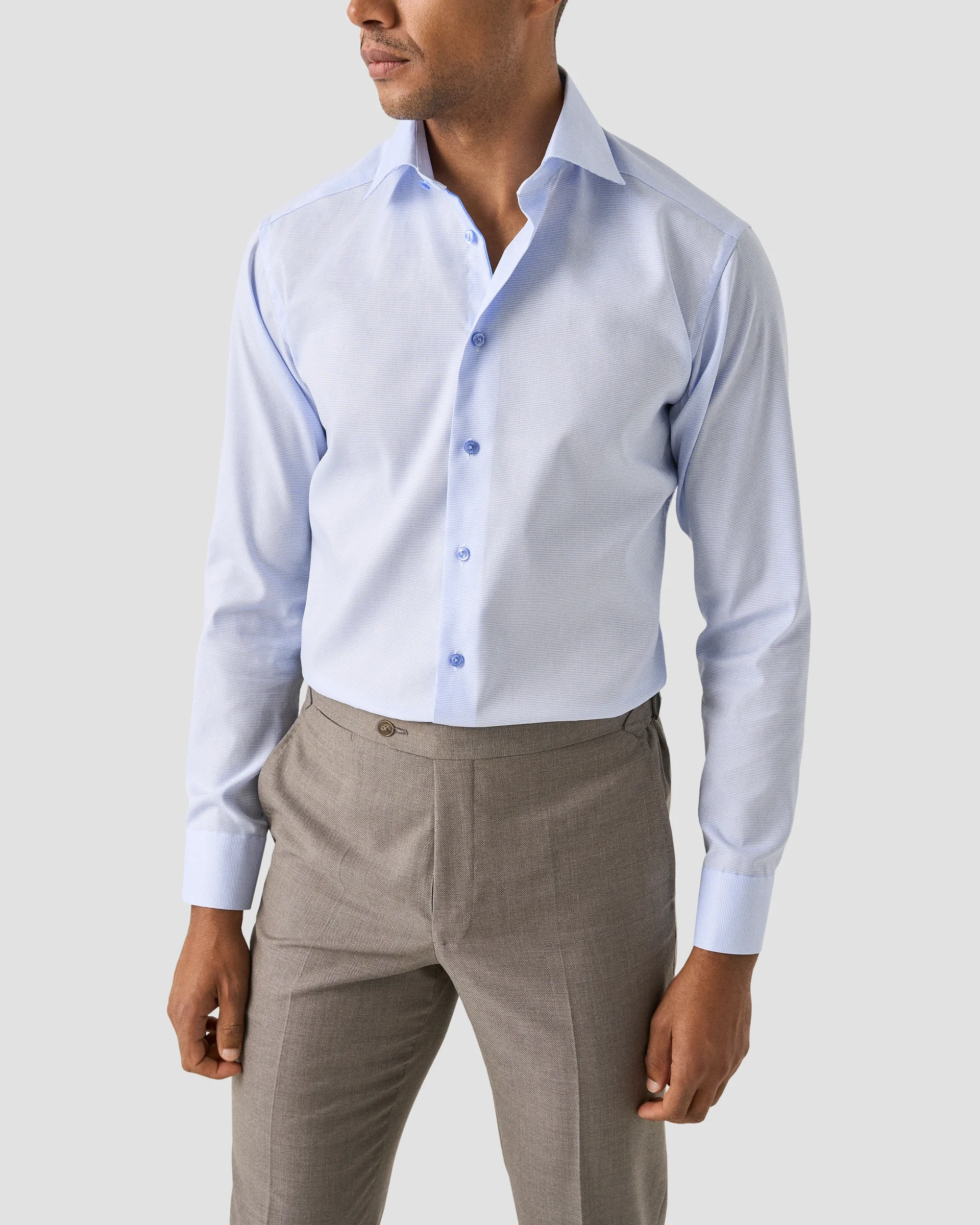 Eton Solid Textured Twill Dress Shirt | Slim fit | Size  41