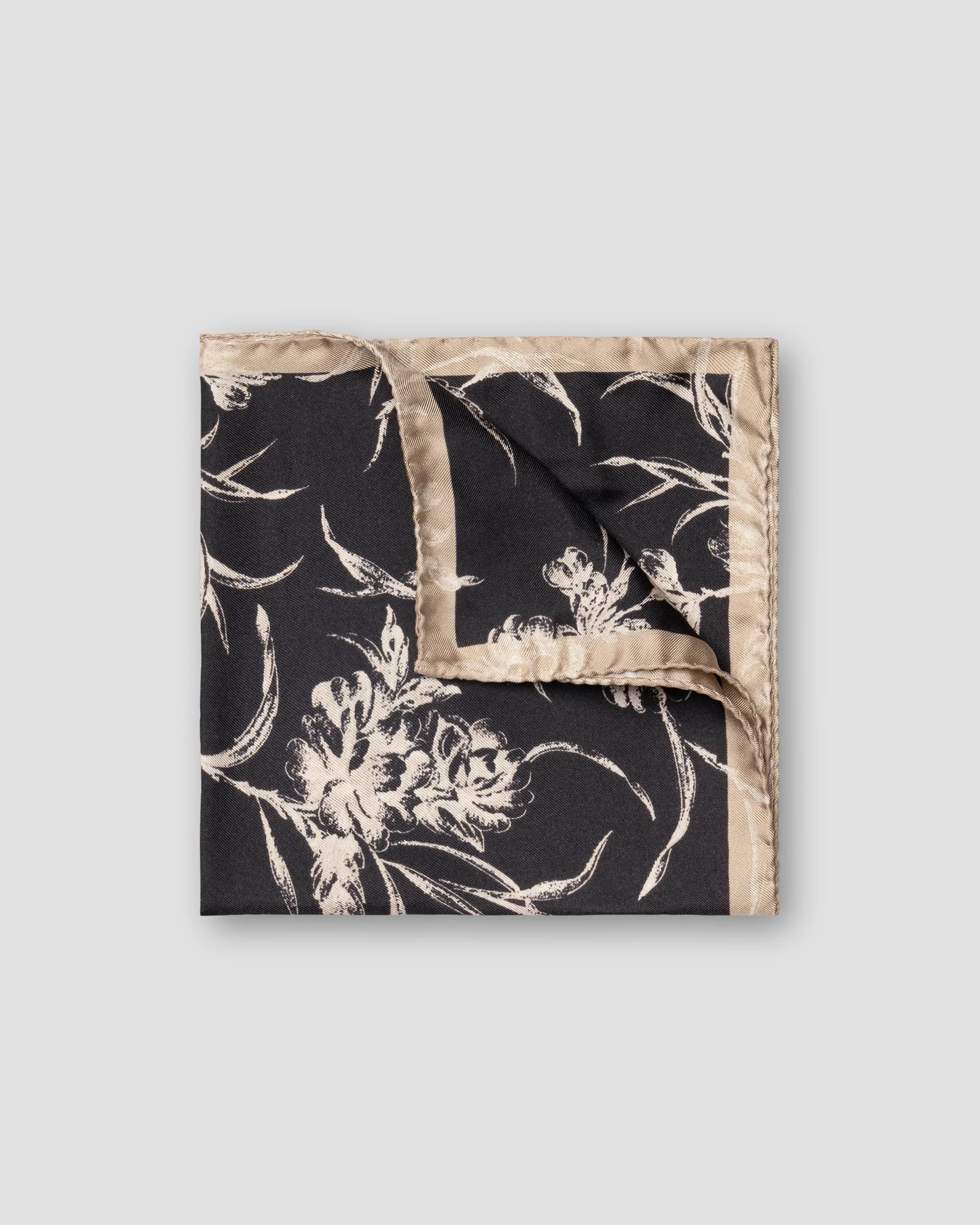 Eton Floral Silk Pocket Square