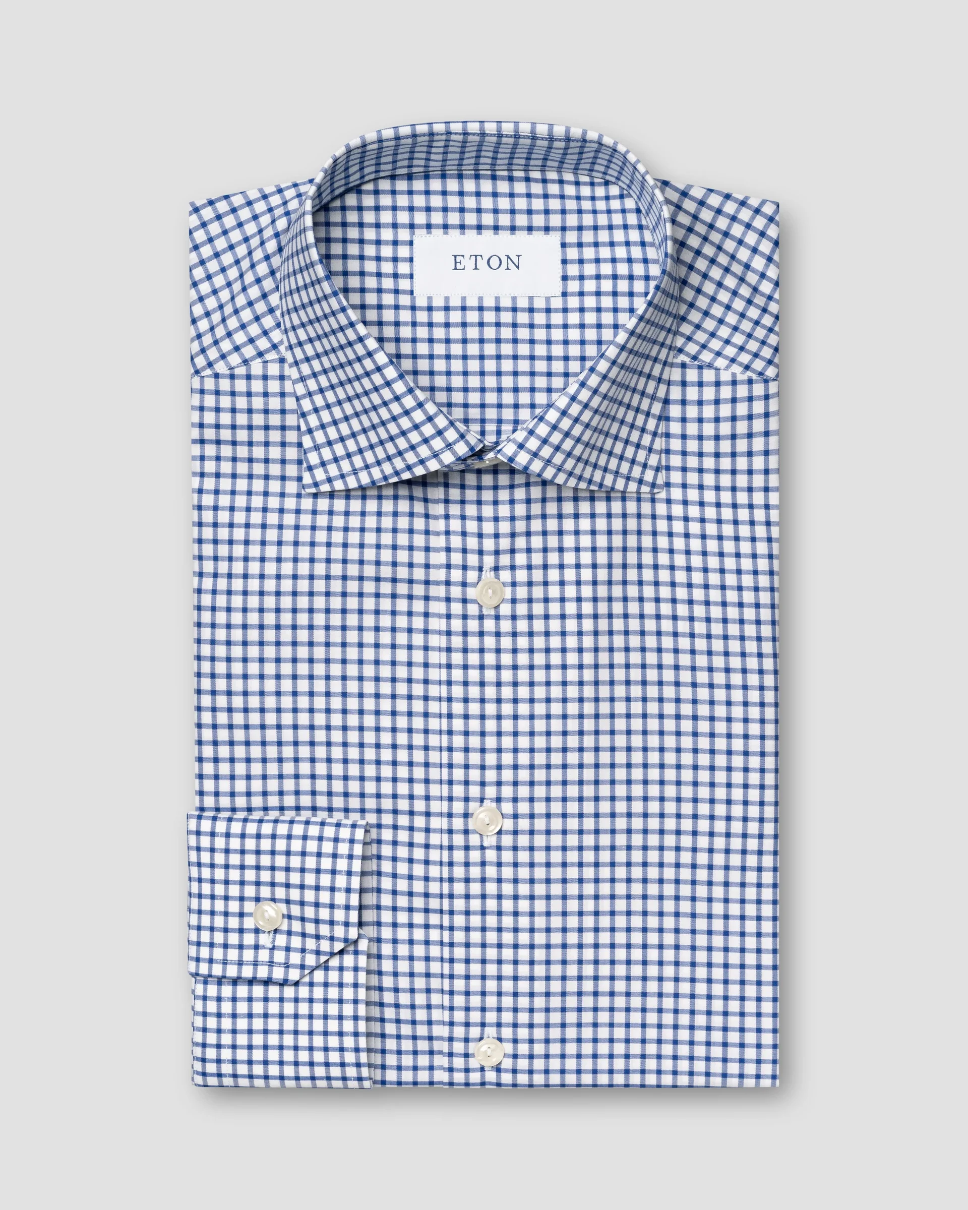 Eton Check Fine Twill Dress Shirt | Contemporary fit | Size  44