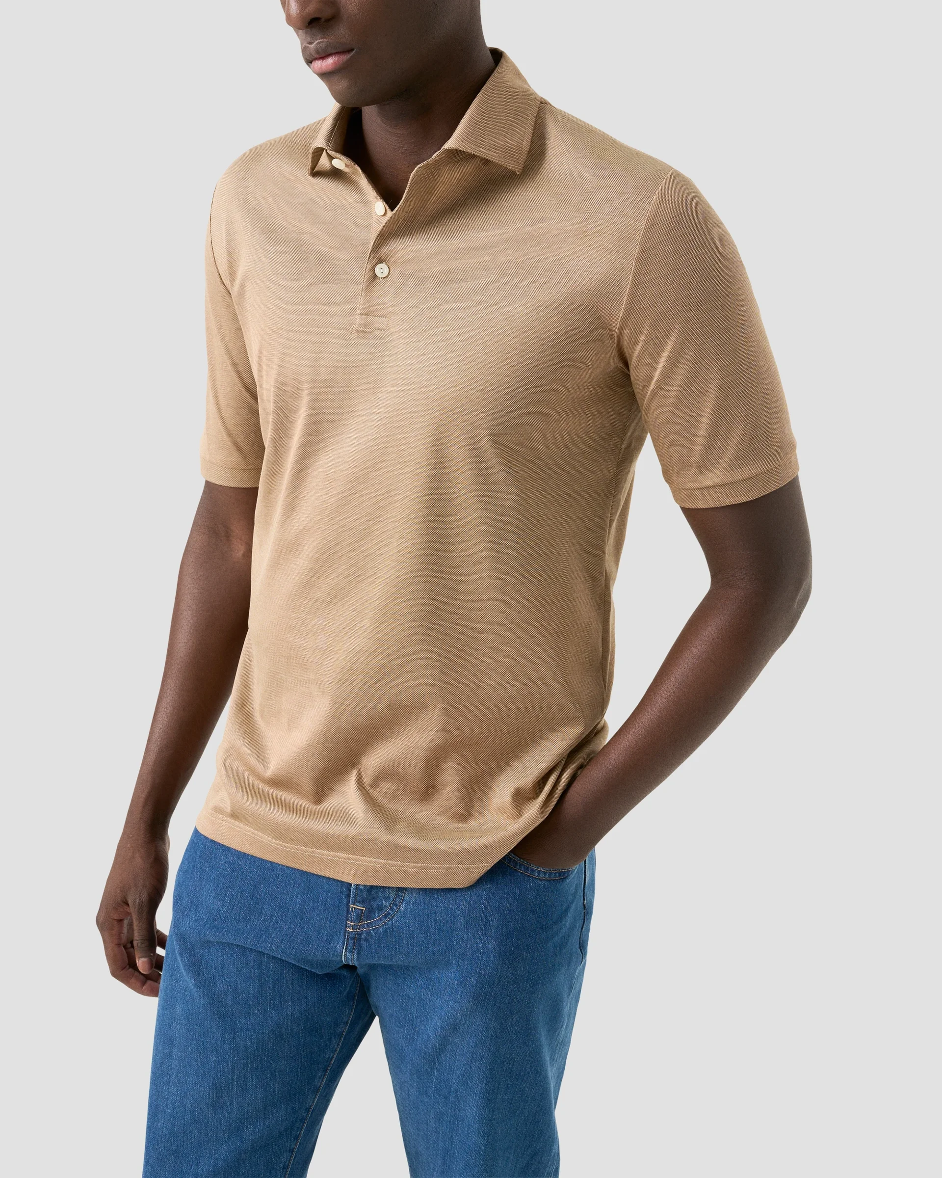 Eton Piqué-Poloshirt | Polo Shirt | Größe S