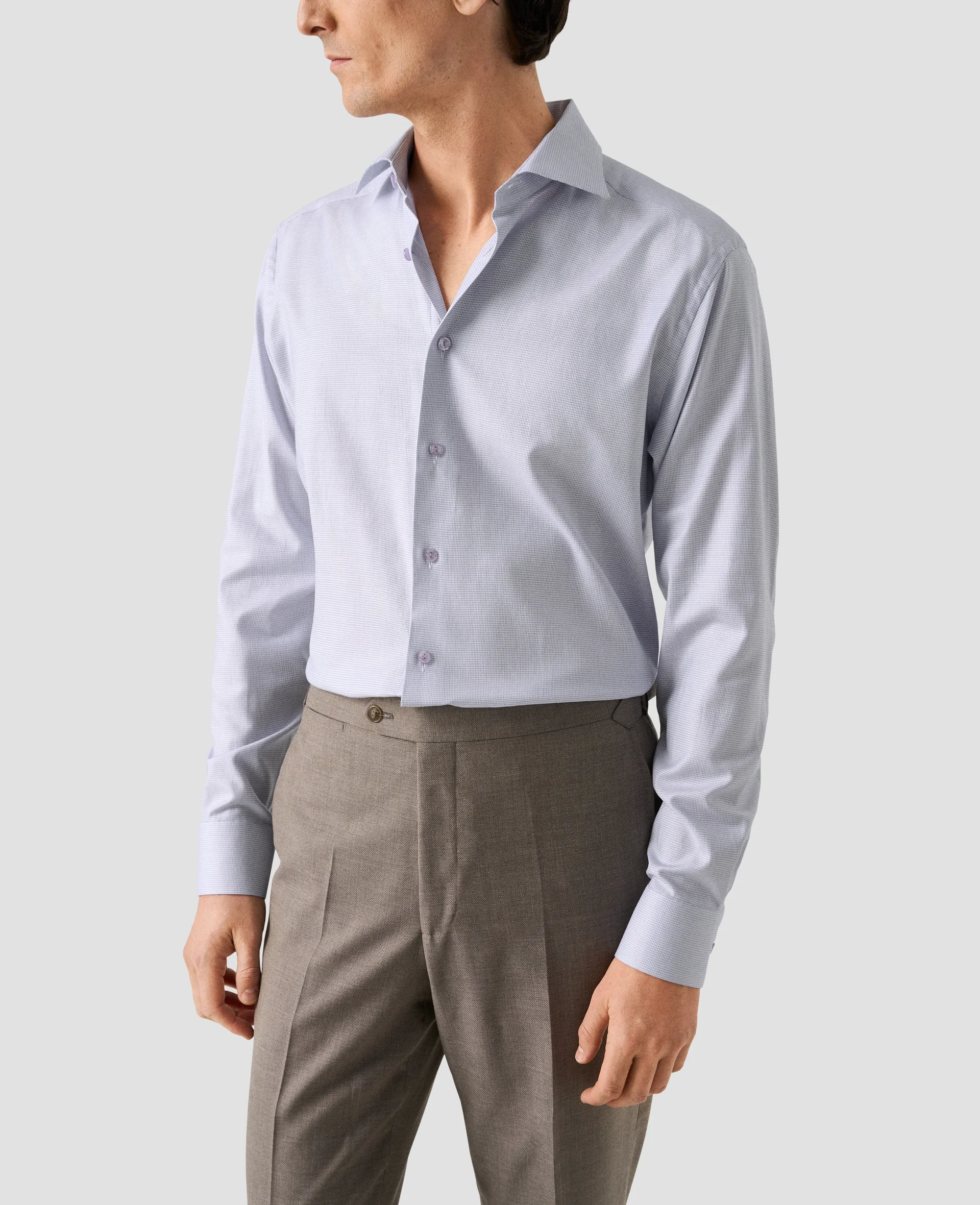 Eton Semi Solid Dobby Shirt | Super slim fit | Size  38