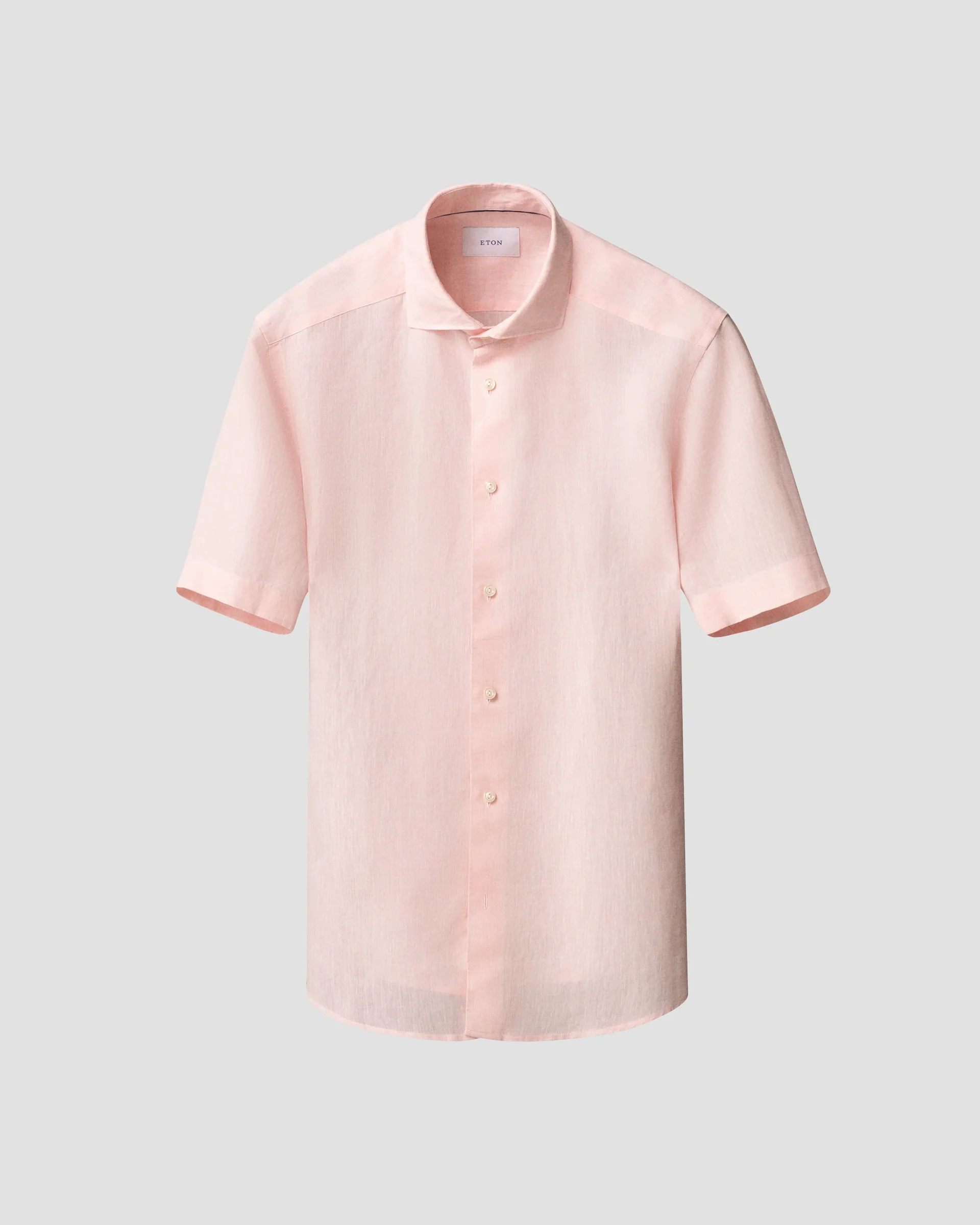 Eton Kortärmad Linneskjorta | Regular Fit | Storlek  L