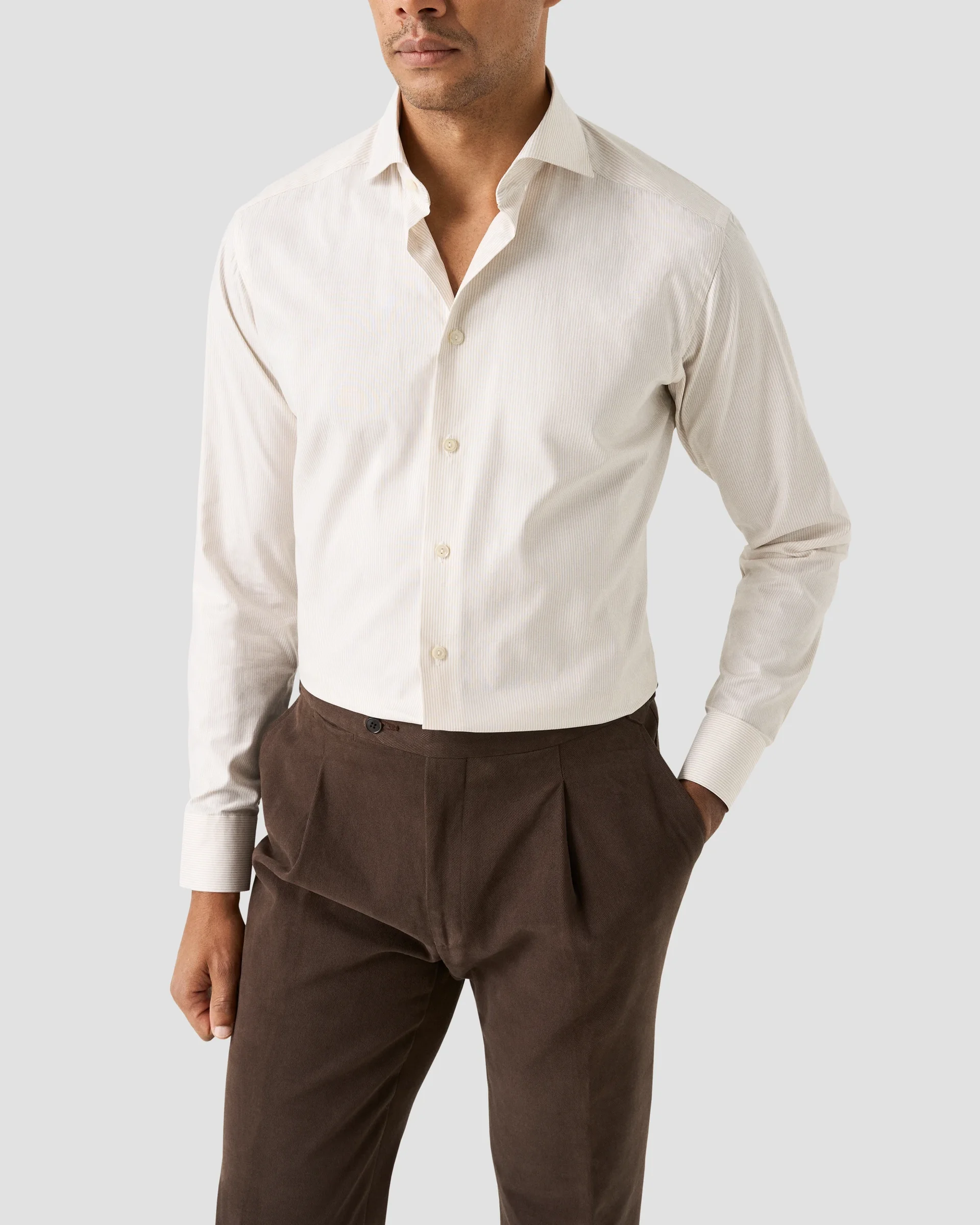Eton Striped Signature Oxford Shirt | Contemporary fit | Size  40