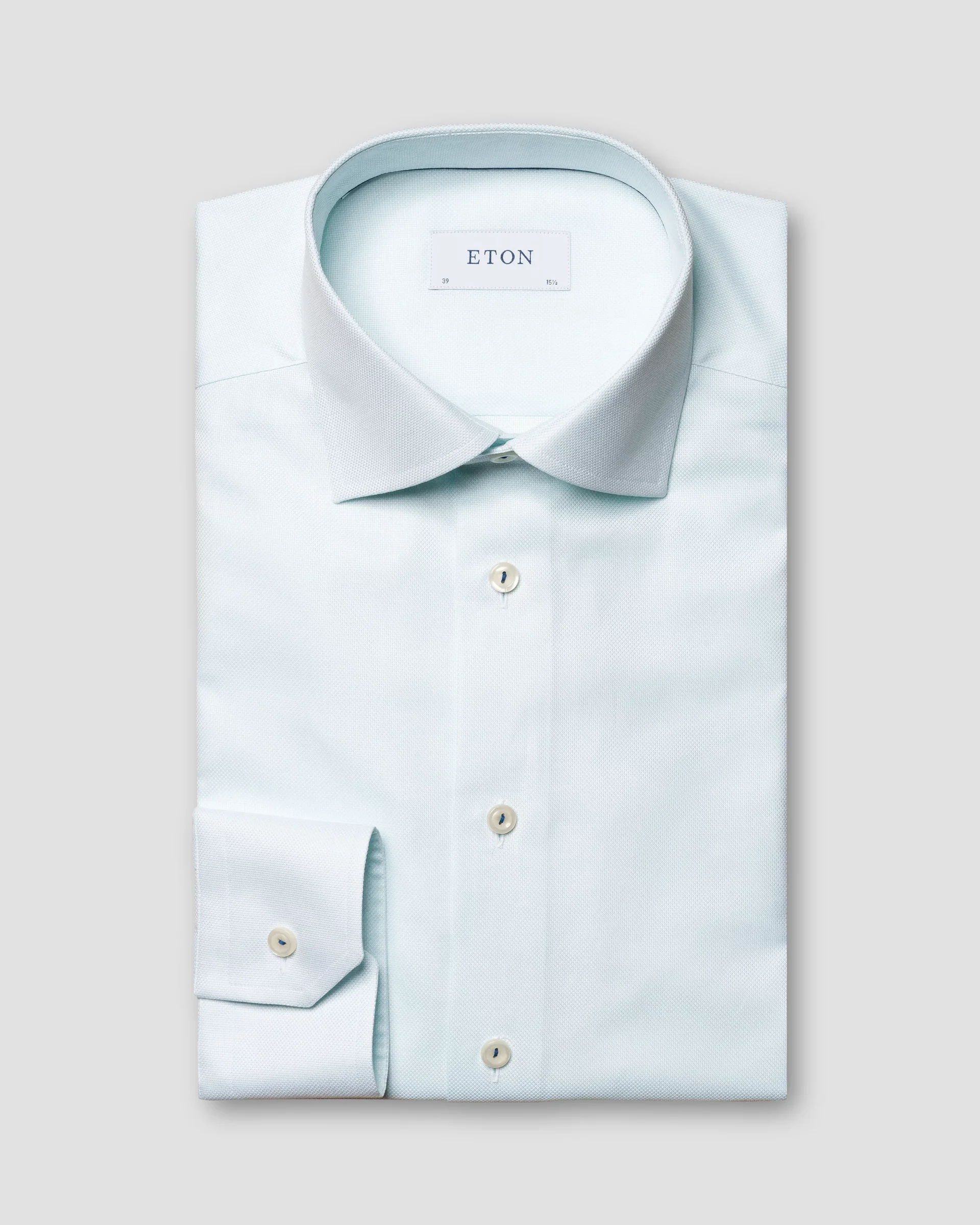 Eton Light Green Dobby Shirt | Slim fit | Size  38