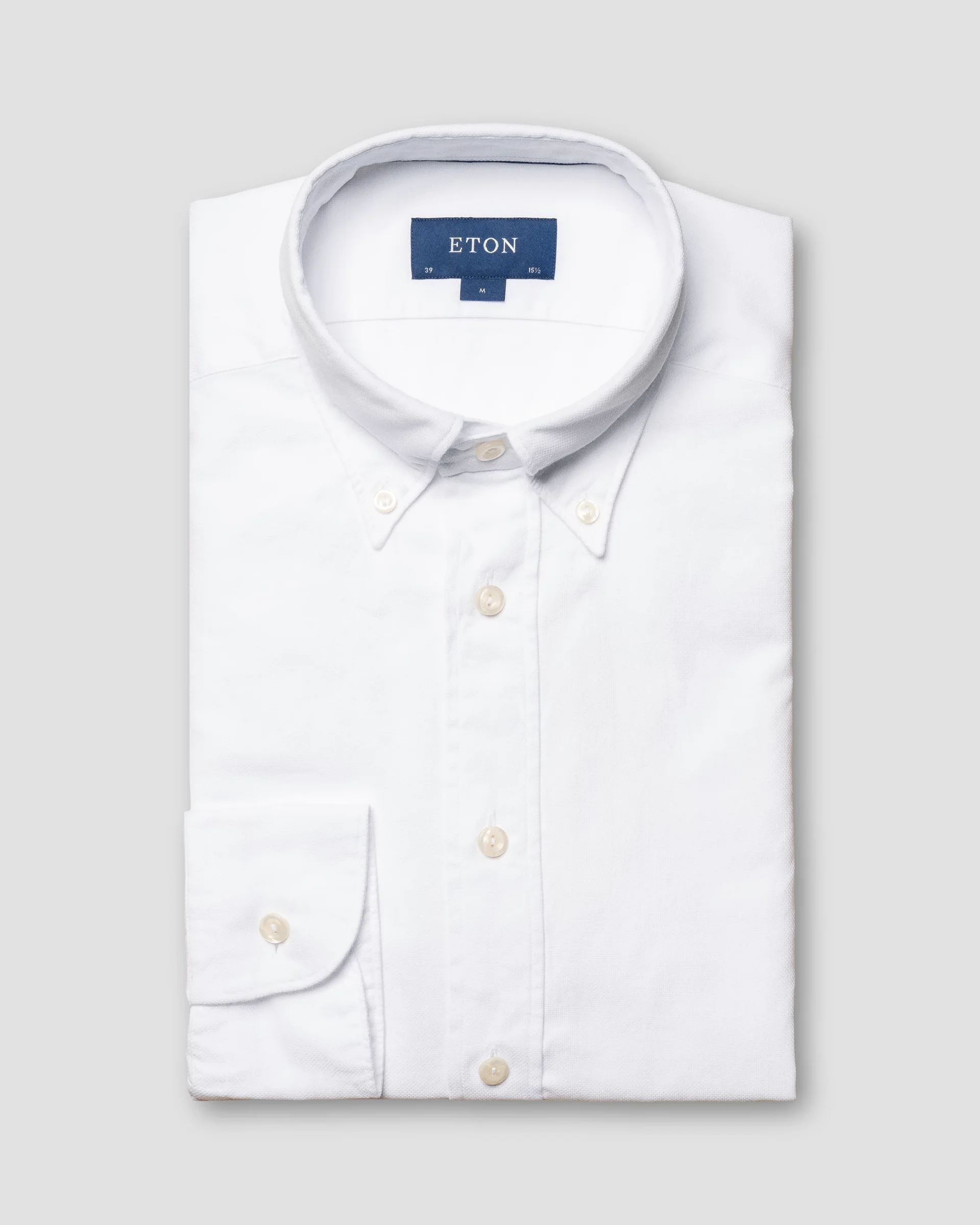 Eton White Oxford Shirt | Contemporary fit | Size  37