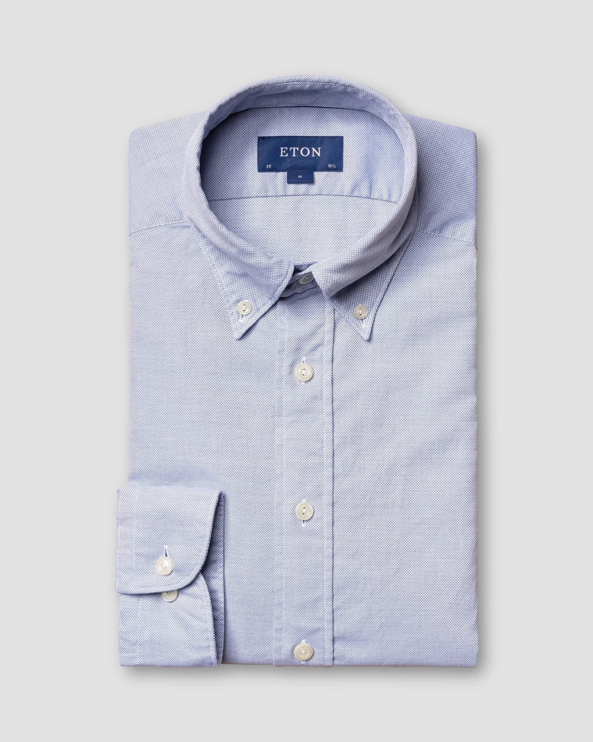 Eton Blue Oxford Shirt | Slim fit - casual | Size  40