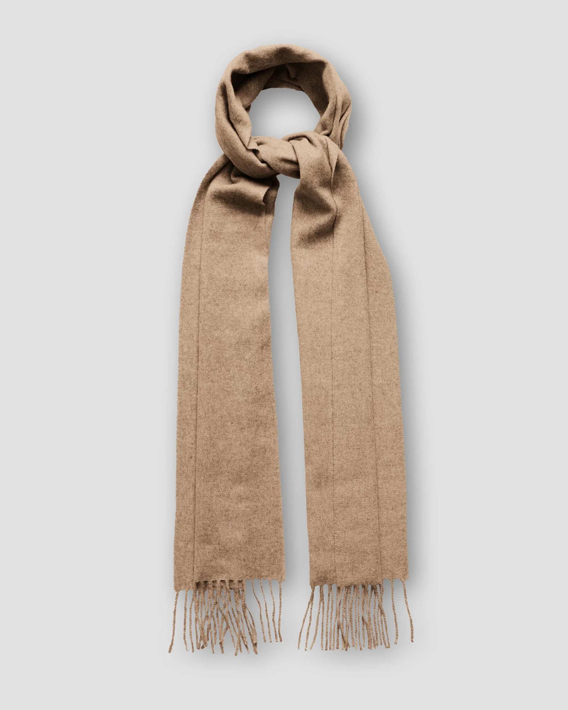 Eton Beige Cashmere Scarf