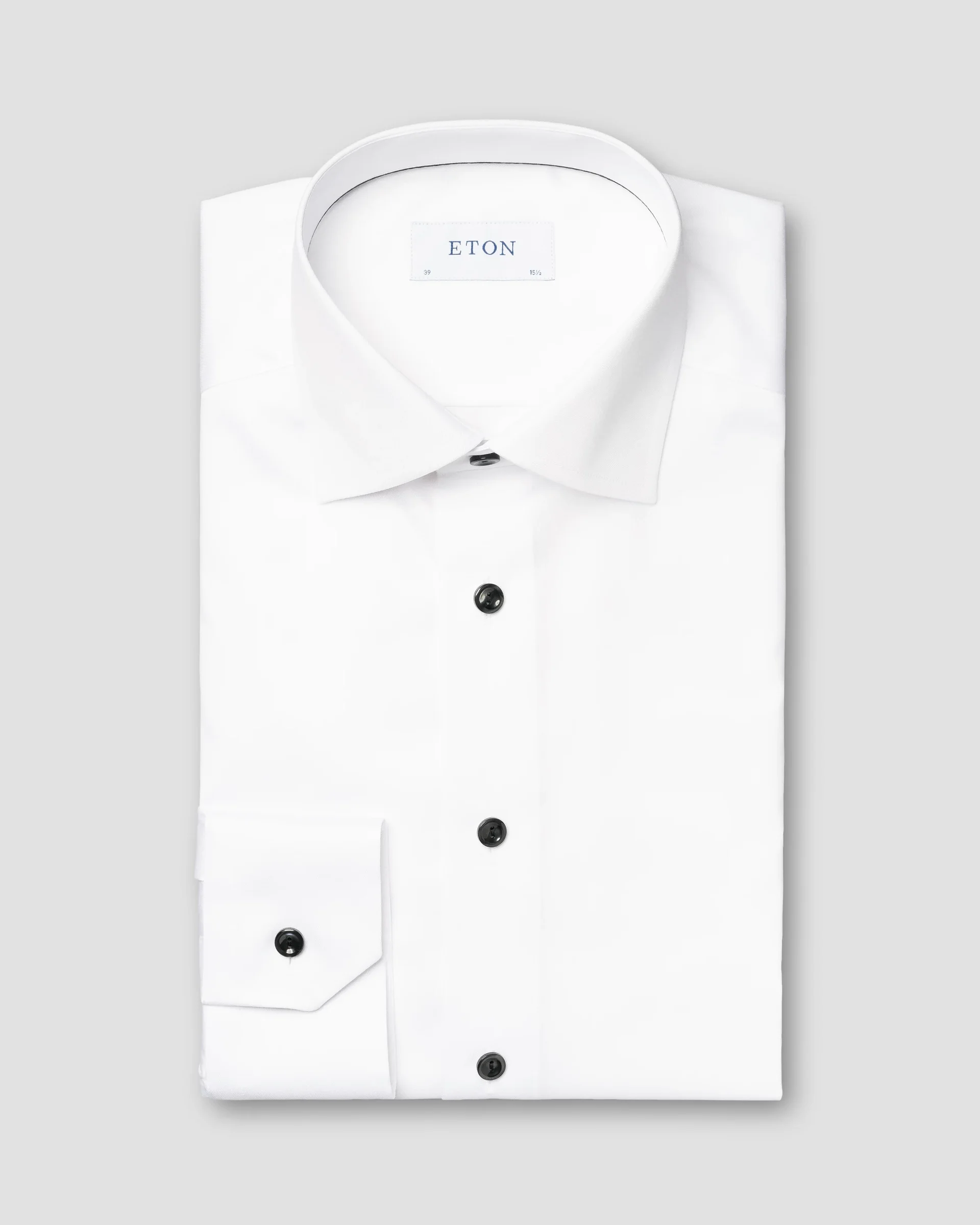 Eton White Signature Twill Dress Shirt | Slim fit | Size  45
