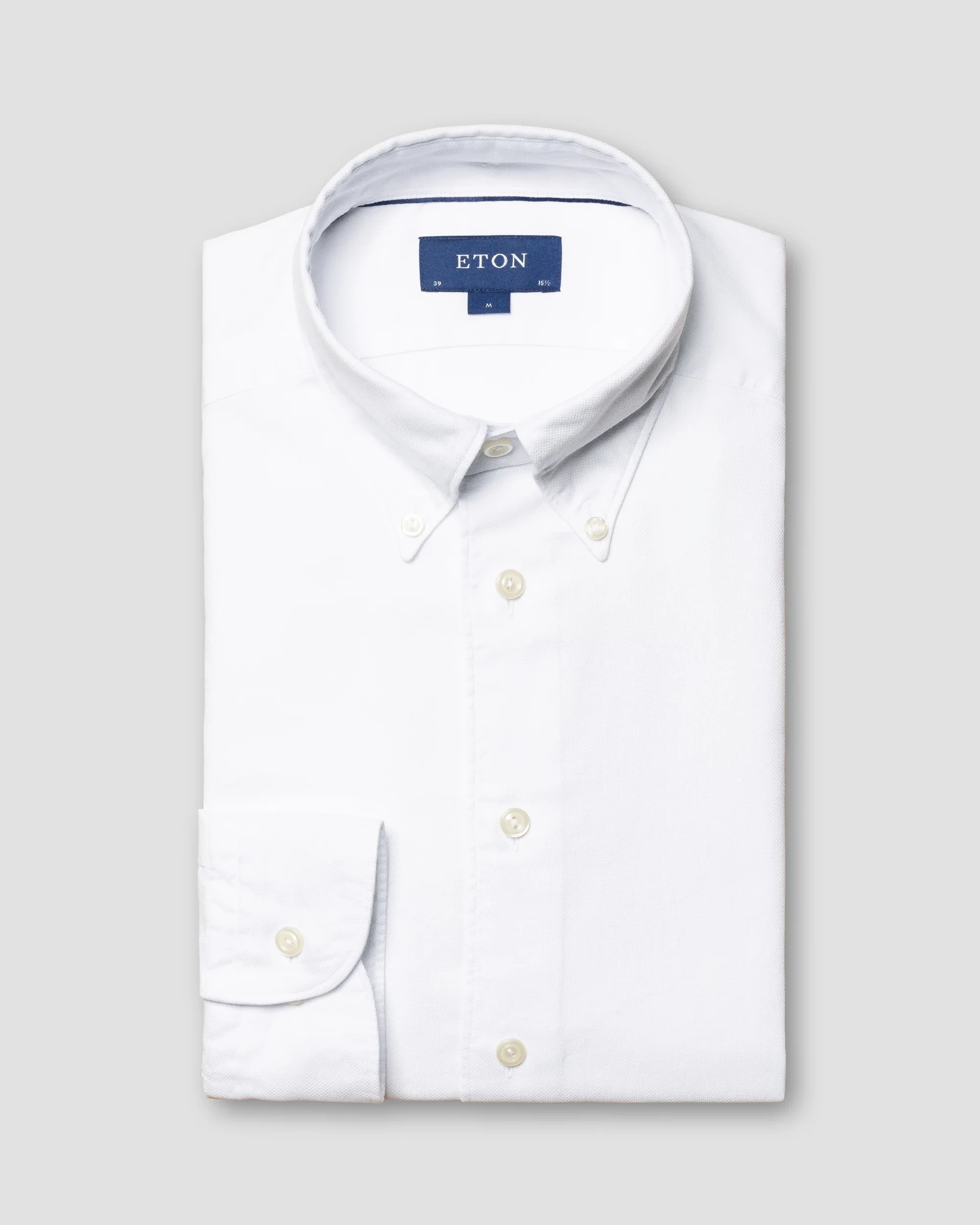 Eton White Oxford Shirt | Contemporary fit - casual | Size  45