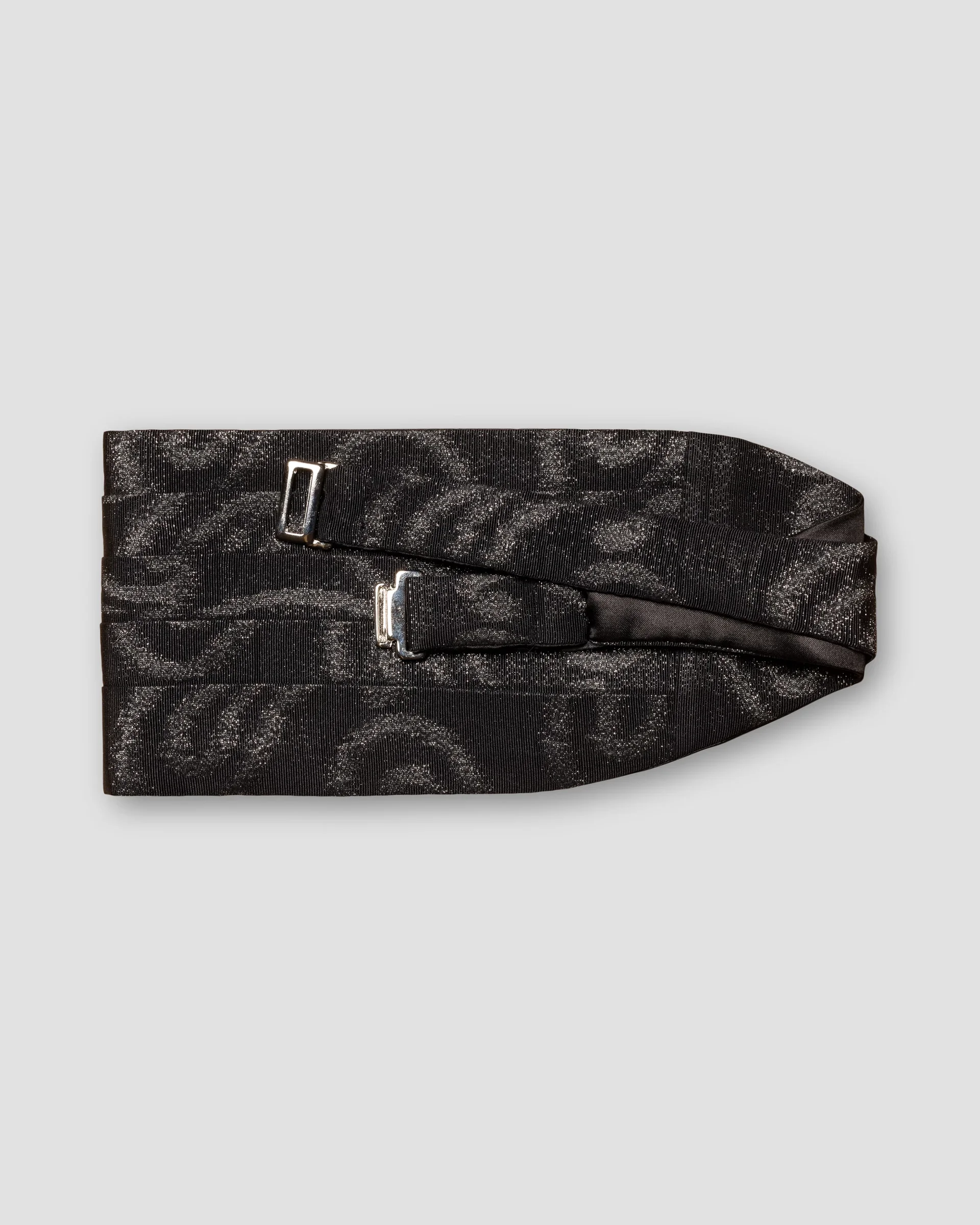 Eton Black Paisley Silk Blend Cummerbund