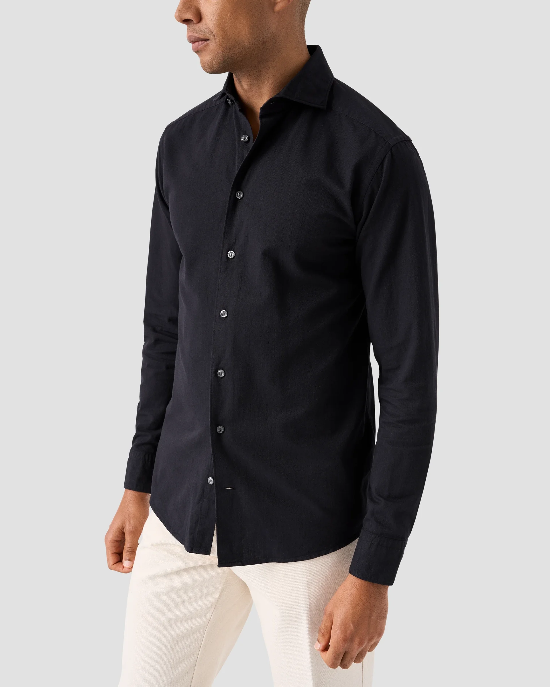 Eton Black Denim Shirt | Contemporary fit | Size  44