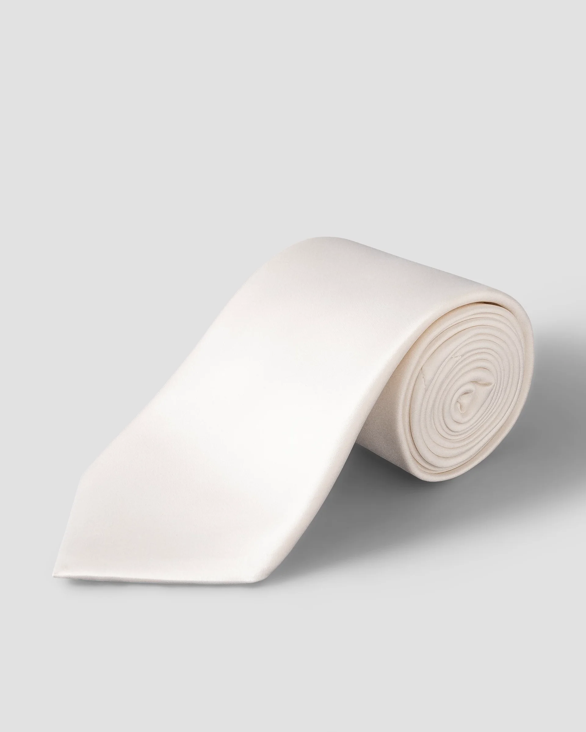 Eton Solid Silk Satin Tie
