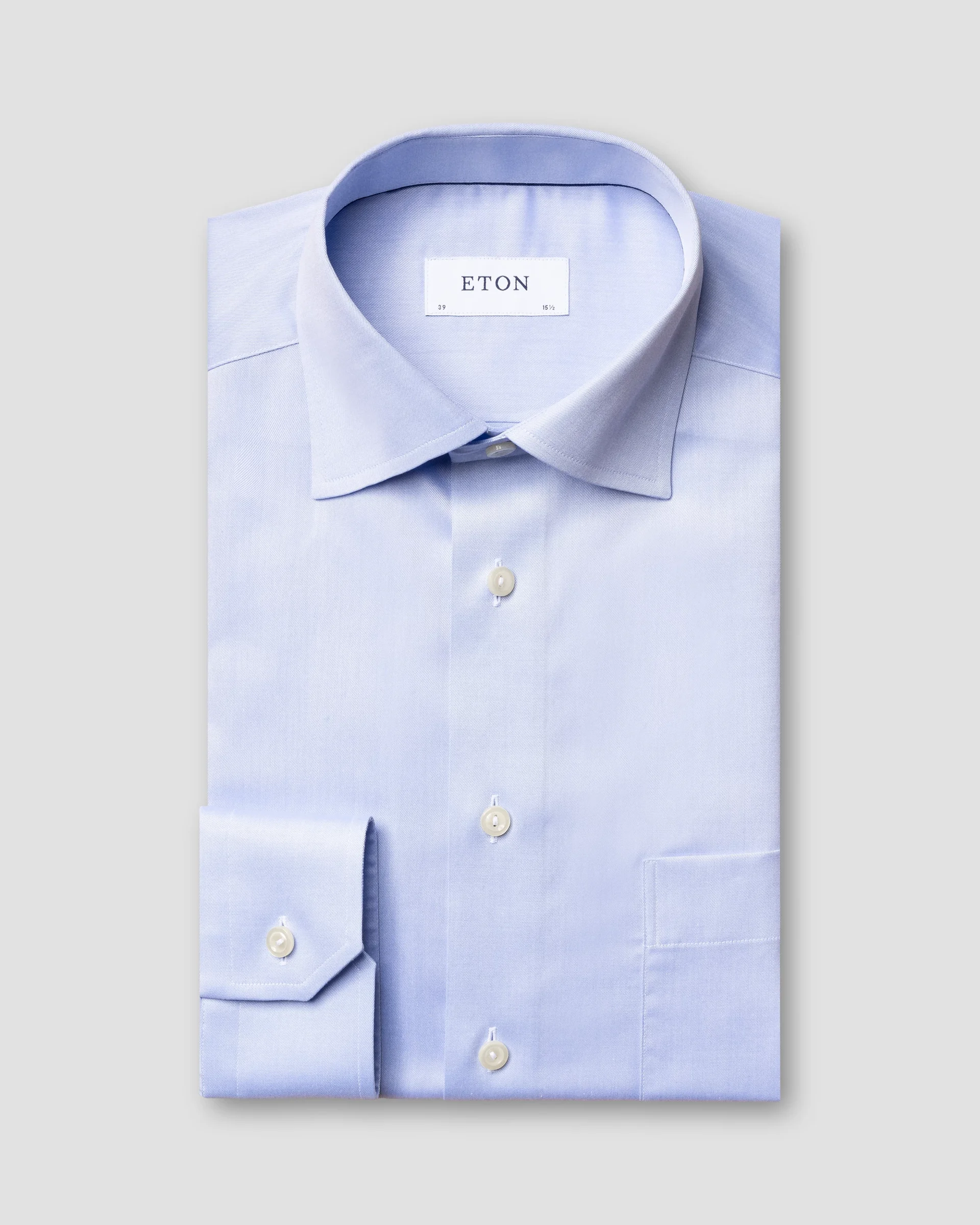 Eton Light Blue Signature Twill Dress Shirt | Classic  fit | Size  40