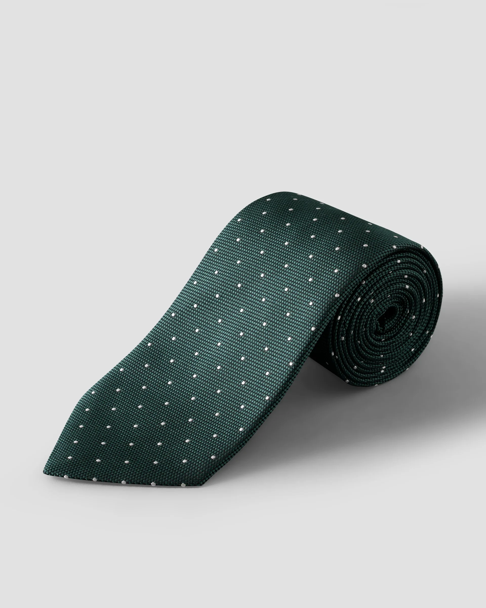 Eton Polka Dot Woven Silk Tie