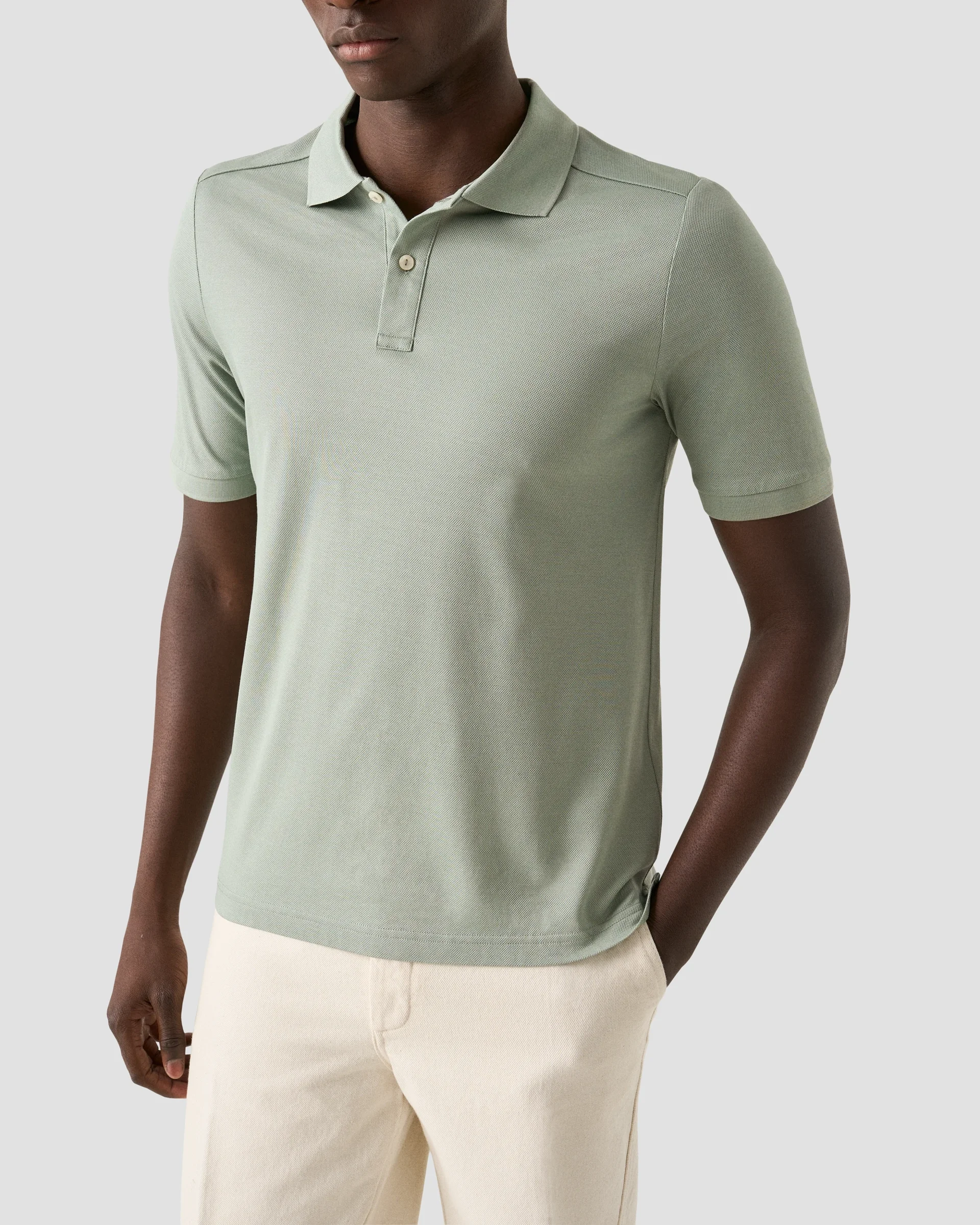 Eton Piqué-Poloshirt | Regular Fit | Größe S