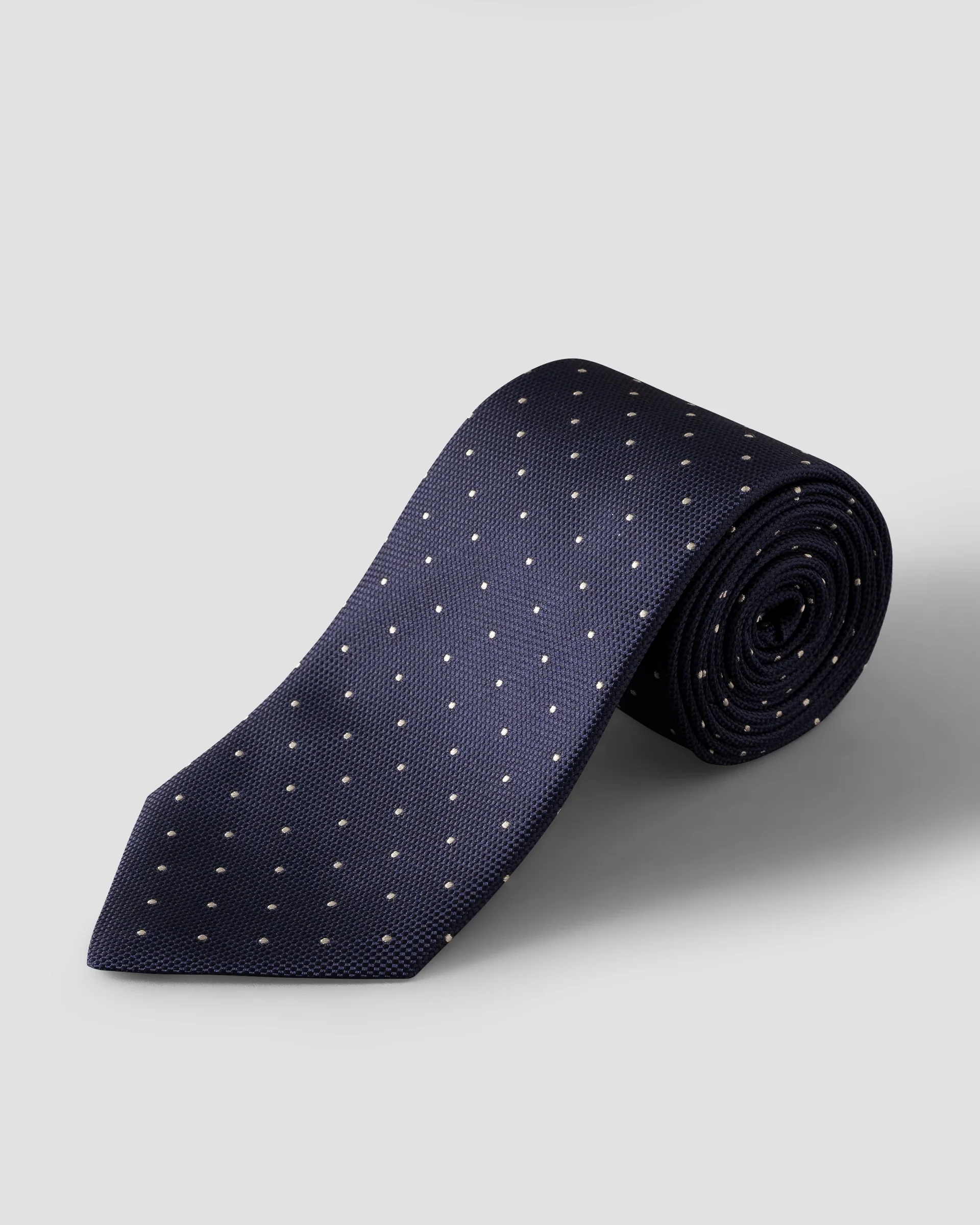 Eton Polka Dot Woven Silk Tie