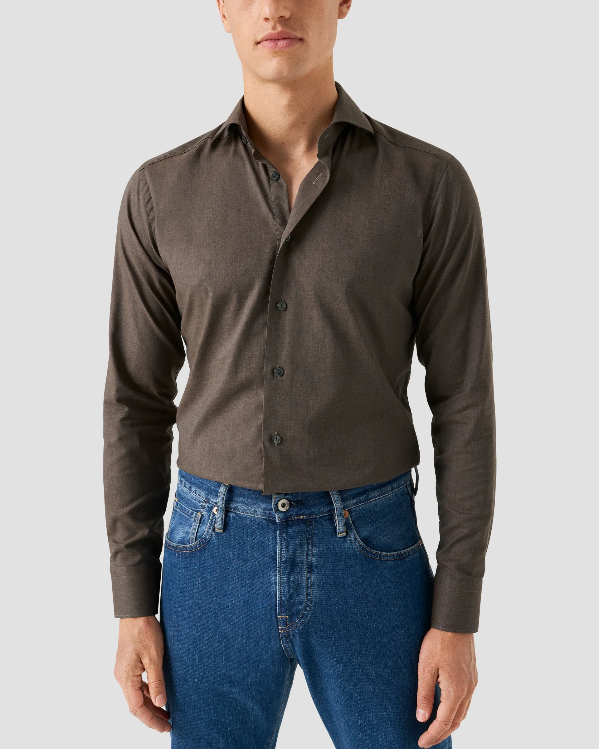 Eton Lightweight Twill Dress Shirt | Slim fit | Size  38