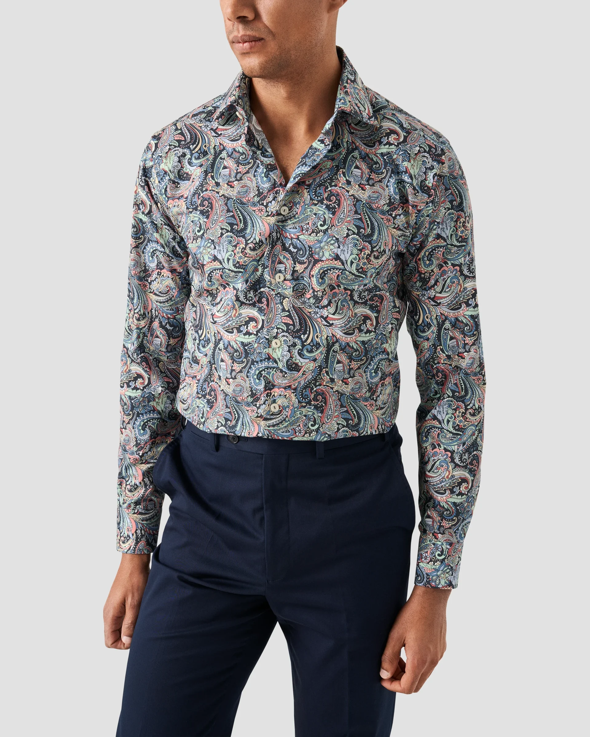 Eton Paisley Signature Twill Shirt | Super slim fit | Size  41