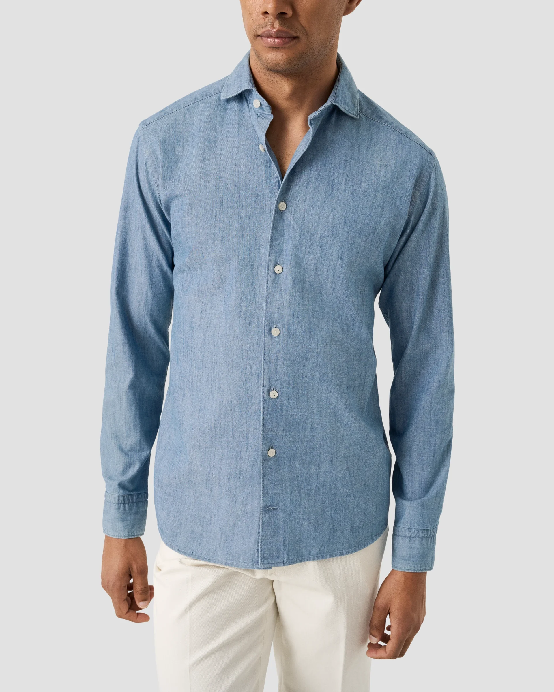 Eton Light Blue Denim Shirt | Contemporary fit | Size  43
