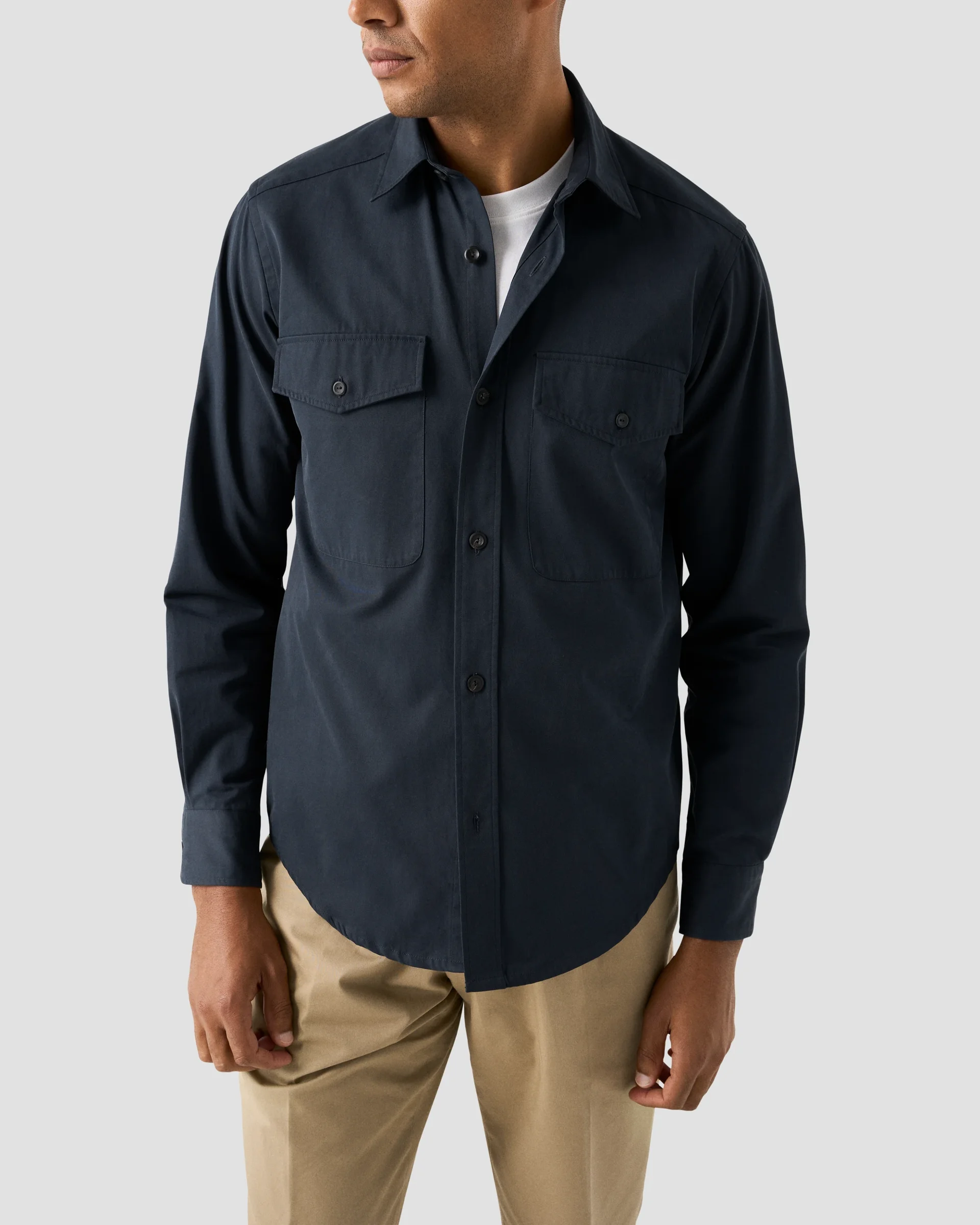 Eton Twill Overshirt | Relaxed fit | Storlek  L