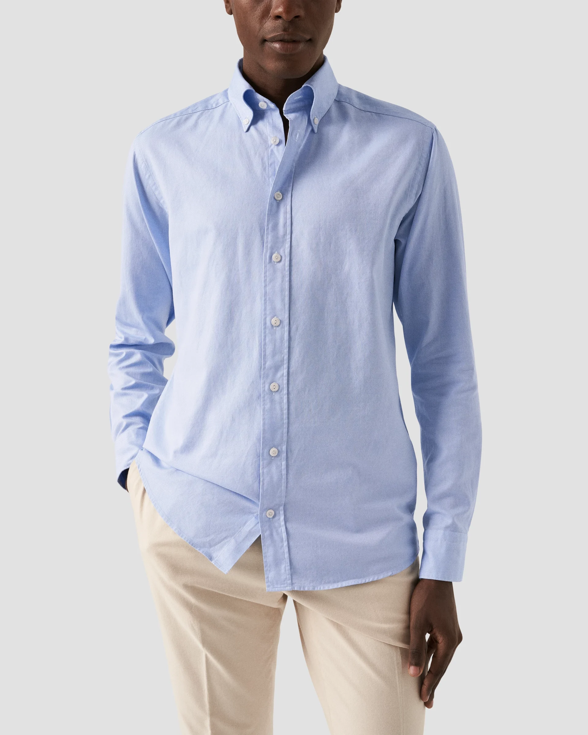 Eton Light Blue Royal Oxford Shirt | Contemporary fit | Size  38