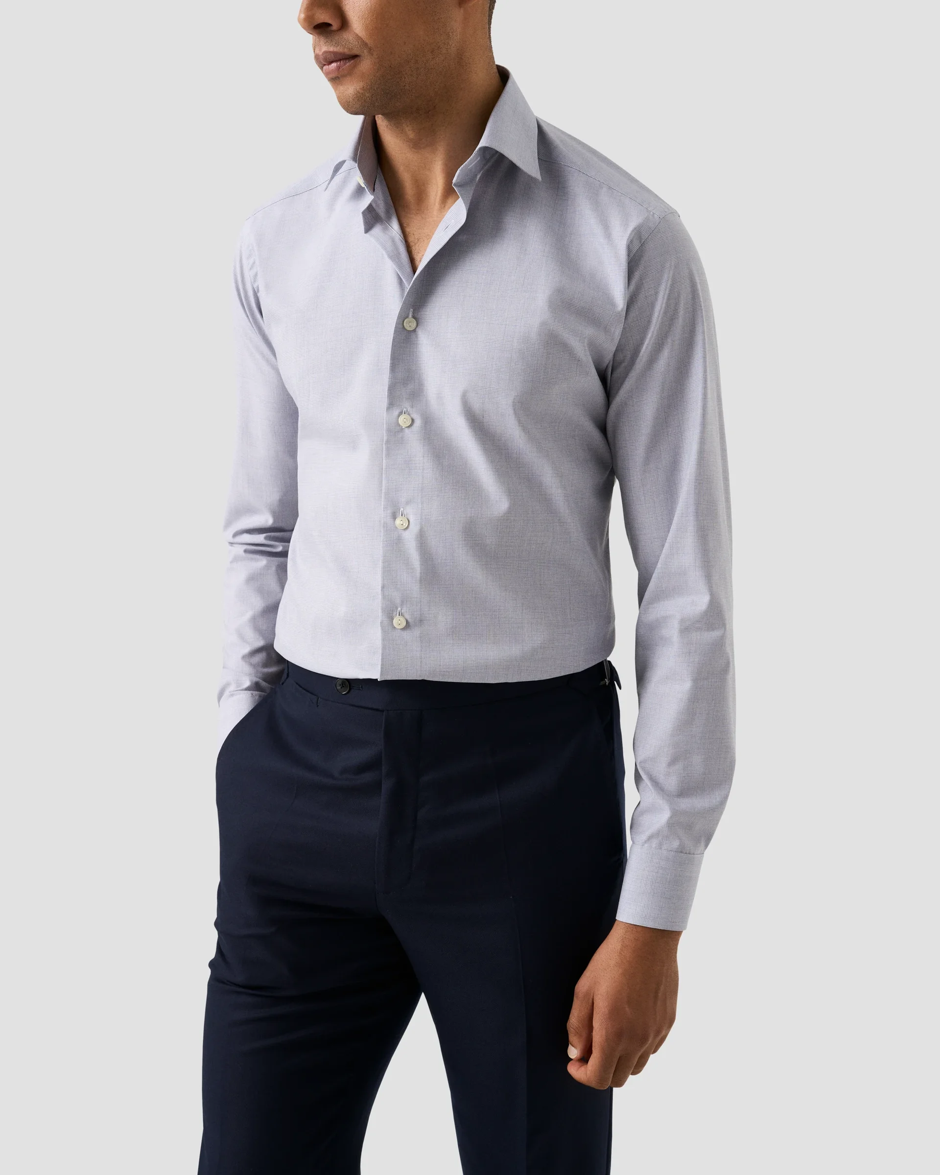 Eton Check Fine Twill Dress Shirt | Contemporary fit | Size  41