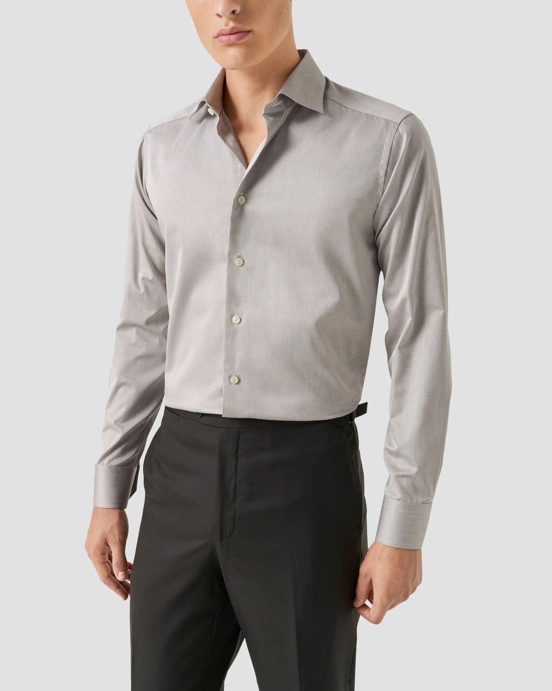 Eton Solid Signature Twill Dress Shirt | Contemporary fit | Size  43