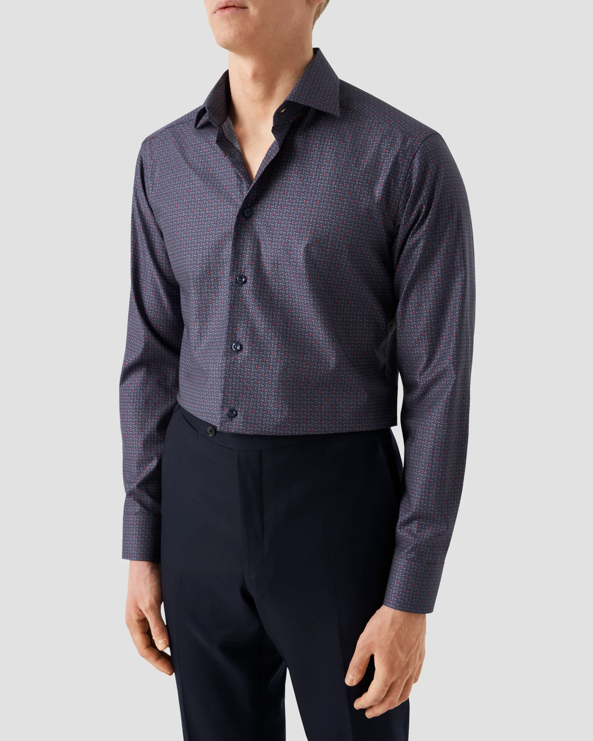 Eton Navy Blue Twill | Slim fit | Size  39